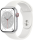 Apple Watch Series 8 (GPS + Cellular) 45mm Aluminium silber/ weiß