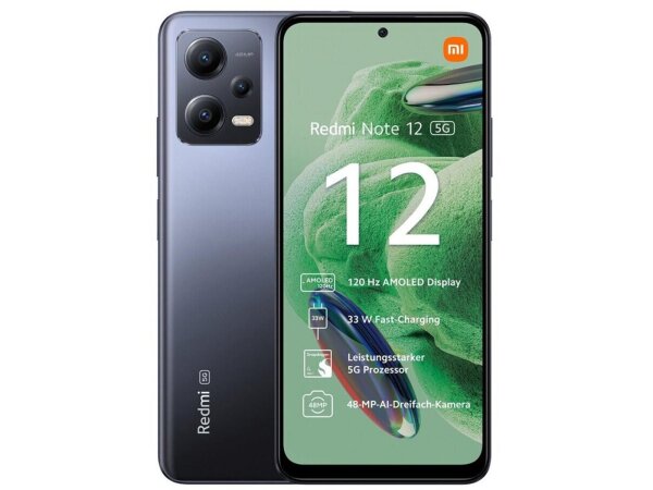 Xiaomi Redmi Note 12 5G 128GB/4GB Onyx Gray