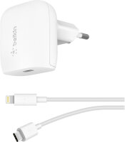 Belkin 18W NT + Lightning USB-C weiss