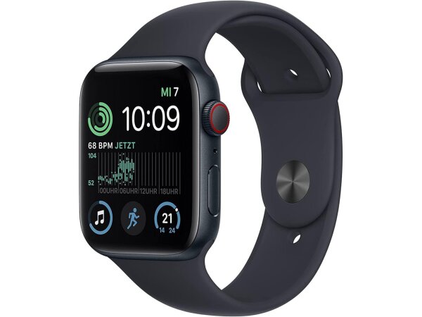 Apple Watch SE (2.Gen) GPS + Cellular 44mm Aluminium Mitternacht M/L (2024)