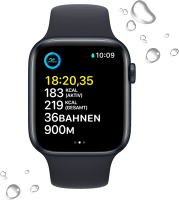 Apple Watch SE (2.Gen) GPS + Cellular 40mm Aluminium Mitternacht S/M (2024)