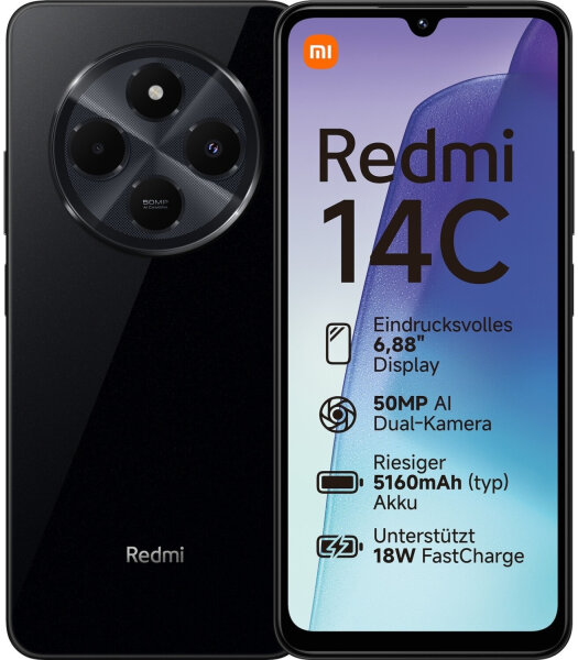 Xiaomi Redmi 14C 256GB/8GB Midnight Black