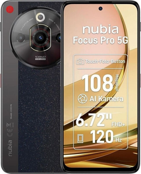ZTE Nubia Focus Pro 5G 256GB schwarz