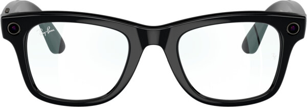 Ray-Ban RW4006 Meta Wayfarer 50mm shiny black/clear