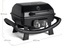 Burnhard Wayne Balkongrill 2-Brenner