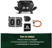 Burnhard Wayne Balkongrill 2-Brenner