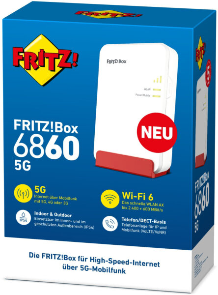 AVM FRITZ!Box 6860 5G weiß