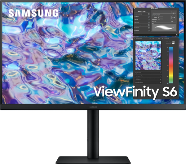 Samsung ViewFinity S6 S61B 27 Zoll Monitor schwarz
