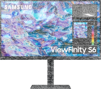 Samsung ViewFinity S6 S61B 27 Zoll Monitor schwarz