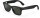 Ray-Ban RW4006 Meta Wayfarer 50mm matt Schwarz transitions graph. green
