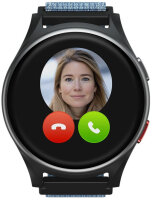 Anio 6 Kinder Smartwatch Schwarz/Blau