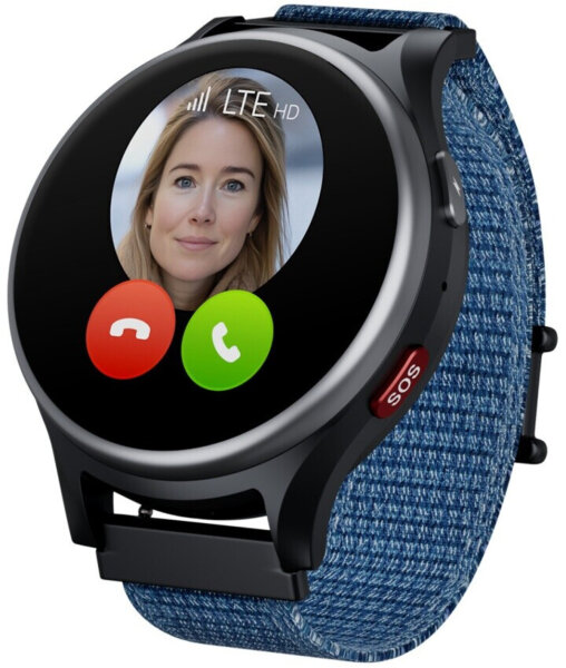 Anio 6 Kinder Smartwatch Schwarz/Blau