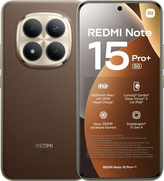 Xiaomi Redmi Note 15 Pro+ 5G 256GB mocha brown