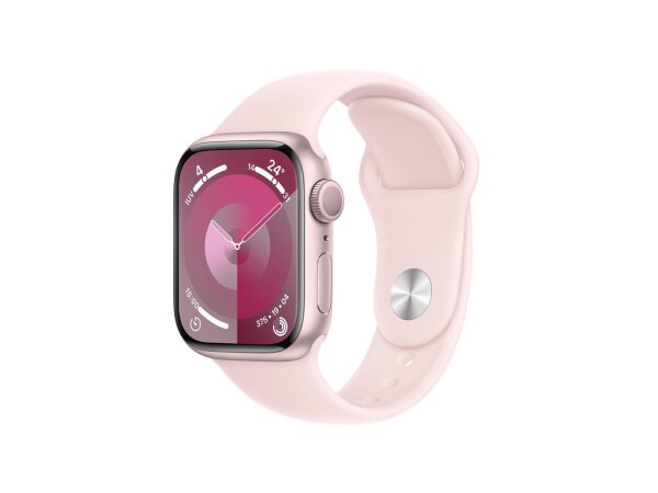 Apple Watch Series 9 GPS 41mm Aluminium Rosé/Hellrosa S/M