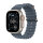 Apple Watch Ultra 3 49mm Titan Natur GPS + Cellular Ocean Armband Maritimblau