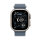 Apple Watch Ultra 3 49mm Titan Natur GPS + Cellular Ocean Armband Maritimblau