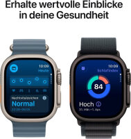 Apple Watch Ultra 3 49mm Titan Schwarz GPS + Cellular Ocean Armband schwarz
