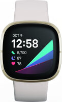 Fitbit Sense gold/weiß