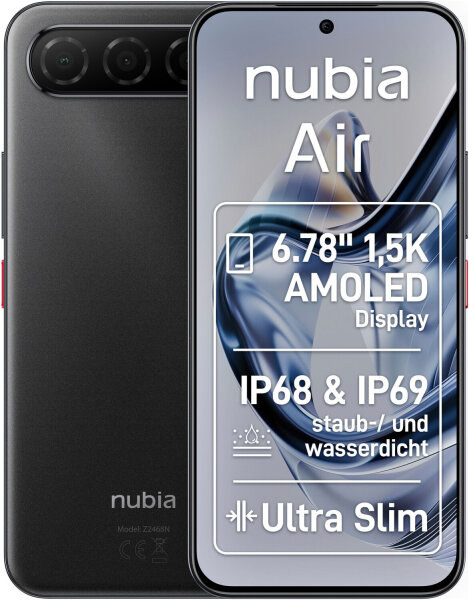 ZTE Nubia Air 256GB/8GB Titanium Black