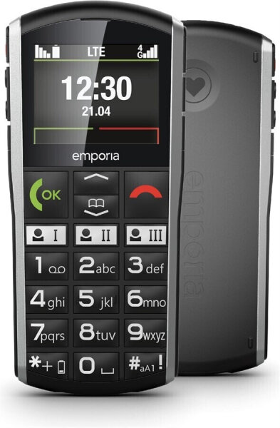 Emporia Simplicity LTE V3 schwarz silber